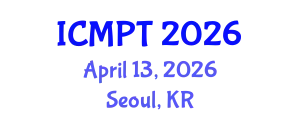 International Conference on Mycotoxins, Phycotoxins and Toxicology (ICMPT) April 13, 2026 - Seoul, Republic of Korea