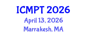 International Conference on Mycotoxins, Phycotoxins and Toxicology (ICMPT) April 13, 2026 - Marrakesh, Morocco