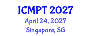 International Conference on Mycotoxins, Phycotoxins and Toxicology (ICMPT) April 24, 2027 - Singapore, Singapore