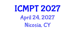 International Conference on Mycotoxins, Phycotoxins and Toxicology (ICMPT) April 24, 2027 - Nicosia, Cyprus