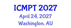 International Conference on Mycotoxins, Phycotoxins and Toxicology (ICMPT) April 24, 2027 - Washington, Australia
