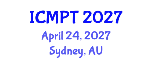 International Conference on Mycotoxins, Phycotoxins and Toxicology (ICMPT) April 24, 2027 - Sydney, Australia