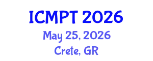 International Conference on Mycotoxins, Phycotoxins and Toxicology (ICMPT) May 25, 2026 - Crete, Greece