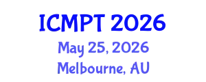 International Conference on Mycotoxins, Phycotoxins and Toxicology (ICMPT) May 25, 2026 - Melbourne, Australia