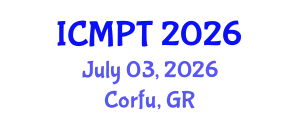 International Conference on Mycotoxins, Phycotoxins and Toxicology (ICMPT) July 03, 2026 - Corfu, Greece