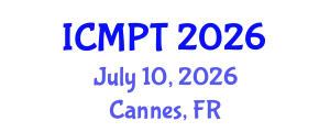 International Conference on Mycotoxins, Phycotoxins and Toxicology (ICMPT) July 10, 2026 - Cannes, France