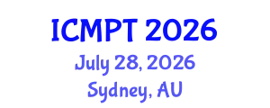 International Conference on Mycotoxins, Phycotoxins and Toxicology (ICMPT) July 28, 2026 - Sydney, Australia
