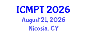International Conference on Mycotoxins, Phycotoxins and Toxicology (ICMPT) August 21, 2026 - Nicosia, Cyprus