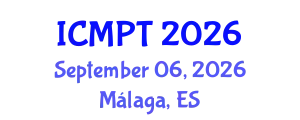 International Conference on Mycotoxins, Phycotoxins and Toxicology (ICMPT) September 06, 2026 - Málaga, Spain