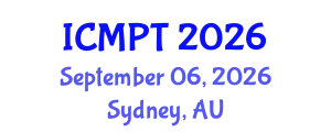 International Conference on Mycotoxins, Phycotoxins and Toxicology (ICMPT) September 06, 2026 - Sydney, Australia