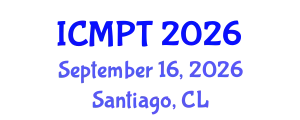 International Conference on Mycotoxins, Phycotoxins and Toxicology (ICMPT) September 16, 2026 - Santiago, Chile