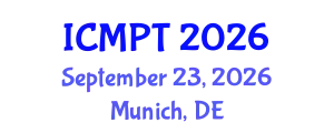 International Conference on Mycotoxins, Phycotoxins and Toxicology (ICMPT) September 23, 2026 - Munich, Germany