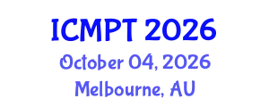 International Conference on Mycotoxins, Phycotoxins and Toxicology (ICMPT) October 04, 2026 - Melbourne, Australia