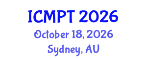 International Conference on Mycotoxins, Phycotoxins and Toxicology (ICMPT) October 18, 2026 - Sydney, Australia