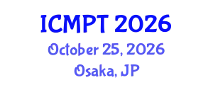 International Conference on Mycotoxins, Phycotoxins and Toxicology (ICMPT) October 25, 2026 - Osaka, Japan