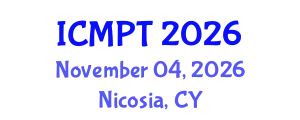 International Conference on Mycotoxins, Phycotoxins and Toxicology (ICMPT) November 04, 2026 - Nicosia, Cyprus