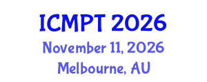 International Conference on Mycotoxins, Phycotoxins and Toxicology (ICMPT) November 11, 2026 - Melbourne, Australia