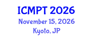 International Conference on Mycotoxins, Phycotoxins and Toxicology (ICMPT) November 15, 2026 - Kyoto, Japan