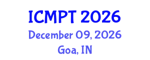 International Conference on Mycotoxins, Phycotoxins and Toxicology (ICMPT) December 09, 2026 - Goa, India