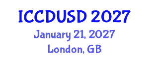 International Conference on Carbon Dioxide Utilization and Sustainable Development (ICCDUSD) January 21, 2027 - London, United Kingdom