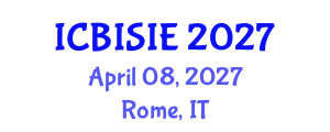 International Conference on Business Information Systems and Information Engineering (ICBISIE) April 08, 2027 - Rome, Italy