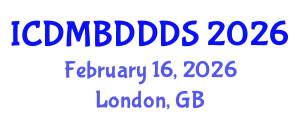 International Conference on Data Mining, Big Data, Database and Data System (ICDMBDDDS) February 16, 2026 - London, United Kingdom