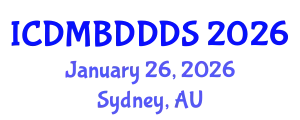 International Conference on Data Mining, Big Data, Database and Data System (ICDMBDDDS) January 26, 2026 - Sydney, Australia