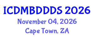 International Conference on Data Mining, Big Data, Database and Data System (ICDMBDDDS) November 04, 2026 - Cape Town, South Africa