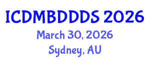 International Conference on Data Mining, Big Data, Database and Data System (ICDMBDDDS) March 30, 2026 - Sydney, Australia