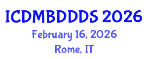 International Conference on Data Mining, Big Data, Database and Data System (ICDMBDDDS) February 16, 2026 - Rome, Italy