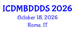 International Conference on Data Mining, Big Data, Database and Data System (ICDMBDDDS) October 18, 2026 - Rome, Italy
