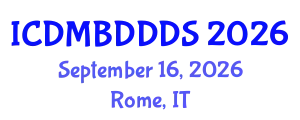 International Conference on Data Mining, Big Data, Database and Data System (ICDMBDDDS) September 16, 2026 - Rome, Italy