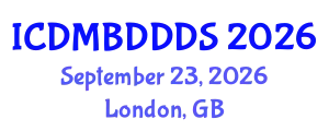International Conference on Data Mining, Big Data, Database and Data System (ICDMBDDDS) September 23, 2026 - London, United Kingdom
