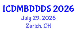 International Conference on Data Mining, Big Data, Database and Data System (ICDMBDDDS) July 29, 2026 - Zurich, Switzerland