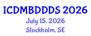 International Conference on Data Mining, Big Data, Database and Data System (ICDMBDDDS) July 15, 2026 - Stockholm, Sweden