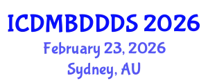 International Conference on Data Mining, Big Data, Database and Data System (ICDMBDDDS) February 23, 2026 - Sydney, Australia