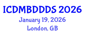 International Conference on Data Mining, Big Data, Database and Data System (ICDMBDDDS) January 19, 2026 - London, United Kingdom