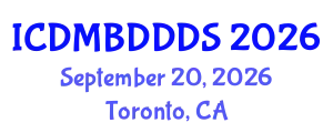 International Conference on Data Mining, Big Data, Database and Data System (ICDMBDDDS) September 20, 2026 - Toronto, Canada