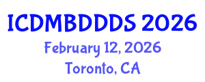 International Conference on Data Mining, Big Data, Database and Data System (ICDMBDDDS) February 12, 2026 - Toronto, Canada