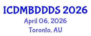 International Conference on Data Mining, Big Data, Database and Data System (ICDMBDDDS) April 06, 2026 - Toronto, Australia