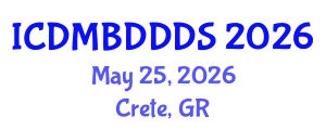 International Conference on Data Mining, Big Data, Database and Data System (ICDMBDDDS) May 25, 2026 - Crete, Greece