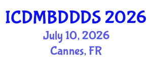 International Conference on Data Mining, Big Data, Database and Data System (ICDMBDDDS) July 10, 2026 - Cannes, France