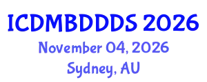 International Conference on Data Mining, Big Data, Database and Data System (ICDMBDDDS) November 04, 2026 - Sydney, Australia