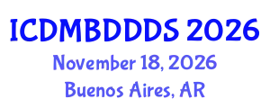 International Conference on Data Mining, Big Data, Database and Data System (ICDMBDDDS) November 18, 2026 - Buenos Aires, Argentina