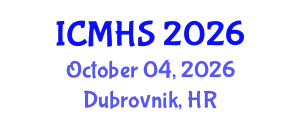 International Conference on Medical and Health Sciences (ICMHS) October 04, 2026 - Dubrovnik, Croatia