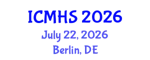 International Conference on Medical and Health Sciences (ICMHS) July 22, 2026 - Berlin, Germany