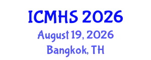 International Conference on Medical and Health Sciences (ICMHS) August 19, 2026 - Bangkok, Thailand