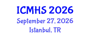 International Conference on Medical and Health Sciences (ICMHS) September 27, 2026 - Istanbul, Turkey
