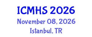 International Conference on Medical and Health Sciences (ICMHS) November 08, 2026 - Istanbul, Turkey