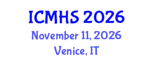 International Conference on Medical and Health Sciences (ICMHS) November 11, 2026 - Venice, Italy